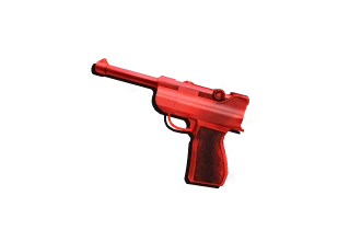 Red Luger Gun